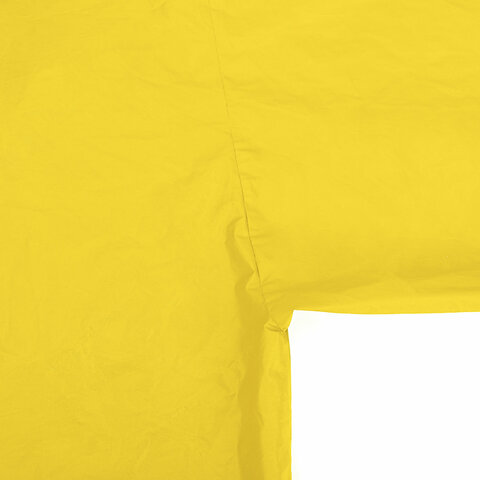 Дождевик плащ желтый на кнопках, EVA, многоразовый прочный, чехол в комплекте, универсальный размер, SHAMAANI (ШАМААНИ), 610934