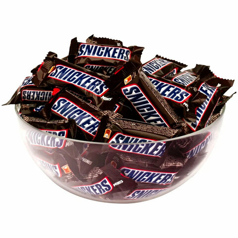 Батончики шоколадные мини SNICKERS "Minis", 180 г, 2264