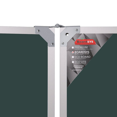 Доска для мела/магнитно-маркерная 3-х элементная 100х150/300 см, 3 поверхности/мел + 2 поверхности/маркер, BS, ТЭ-300К