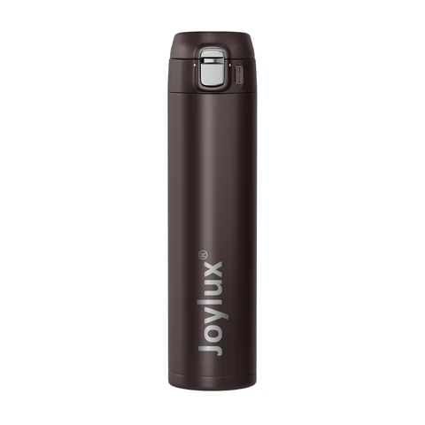 Термокружка 520 мл JOYLUX (ДЖОЙЛЮКС) ULTRA BROWN, нержавеющая сталь SUS304, коричневый матовый, 700279