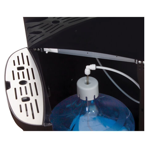 Кулер для воды AQUA WORK QRB-72LDS, напольный, НАГРЕВ/ОХЛАЖДЕНИЕ ЭЛЕКТРОННОЕ, таймер, бутыль снизу, черный, 33350