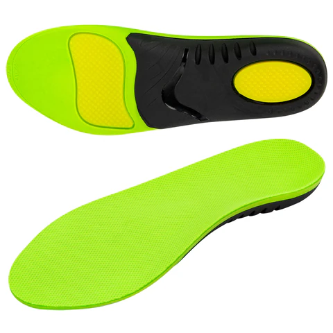 Стельки для кроссовок СПОРТИВНЫЕ КАРКАСНЫЕ, материал PU PRO SPORT, размер RU 40-41 / EU 41-42, с линиями выреза, SHEGRA (ШЕГРА), 700767