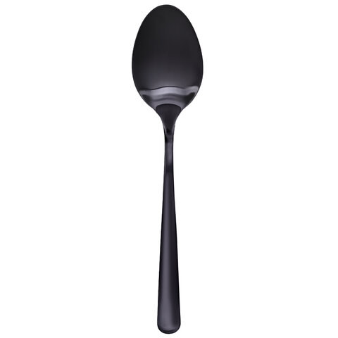 Ложки столовые BLACK, НАБОР 2 шт., на подвесе, нержавеющая сталь, черные, WEGLA (ВЕГЛА), 702272