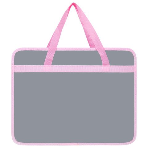 Папка на молнии с ручками BRAUBERG А4, 1 отделение, пластик, 80 мм, "Curious bunny", 272164