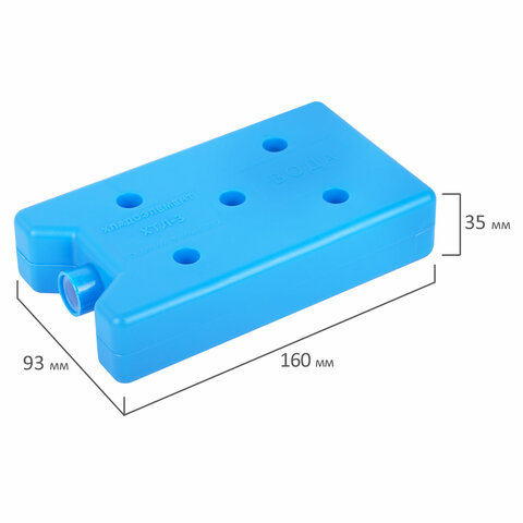 Аккумулятор холода ХТЛ-3 (от +2 °С до +8 °С), КОМПЛЕКТ 16 шт., синий, ТЕРМОЛОГИКА