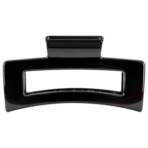 Краб для волос 8,5 см, глянцевый, чёрный, MONTE VITA (МОНТЕ ВИТА), 457000