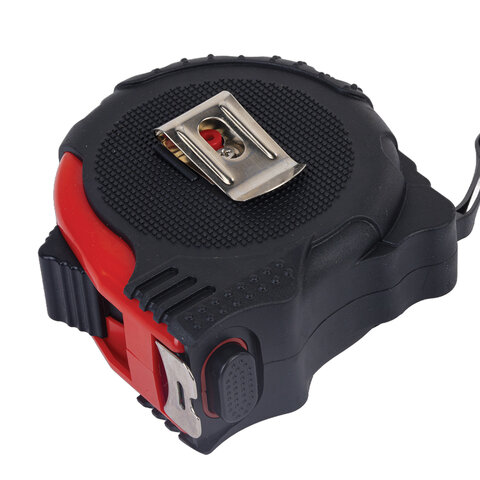 Рулетка измерительная 10 м х 25 мм, обрезиненный корпус, 3 фиксатора, RABBITEX (РАББИТЕКС) Professional, 671359