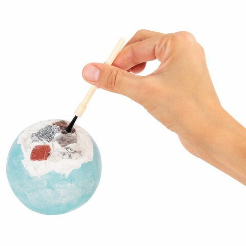 Набор для раскопок "Сокровища Солнечной системы", 8 планет, карточки, инструменты BRAUBERG KIDS, 665131