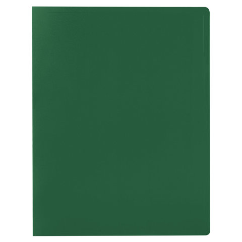 Папка 30 вкладышей STAFF, зеленая, 0,5 мм, 225699