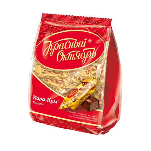Конфеты шоколадные КРАСНЫЙ ОКТЯБРЬ "Кара-Кум", 250 г, пакет, КО04272