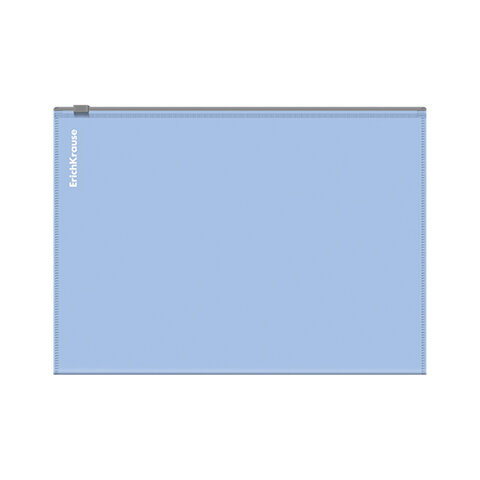 Папка-конверт на молнии ERICH KRAUSE "Matt Pastel Bloom" А5+ (250х180 мм), ассорти, 0,18 мм, 61170