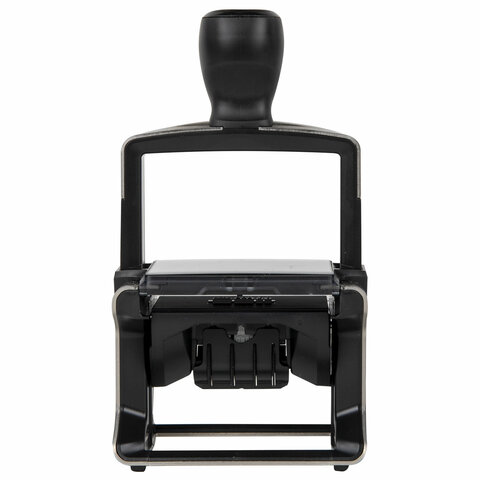 Датер самонаборный металлический, 6 строк+дата, оттиск 68х47 мм, сине-красный, TRODAT 5485, кассы в комплекте