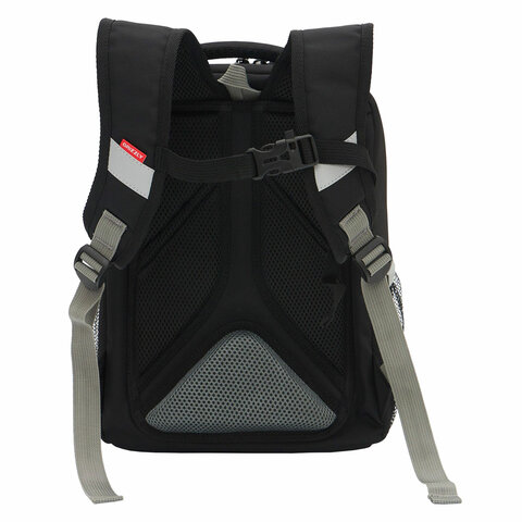 Ранец GRIZZLY анатомическая спинка, облегченный, 1 отделение, для мальчиков, "LEGEND", 37х26х16 см, RAw-497-6/1