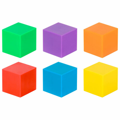 Магнитный конструктор MAGNETIC CUBES "КУБИЧЕСКИЙ", 48 магнитных кубиков, BRAUBERG KIDS, 665723