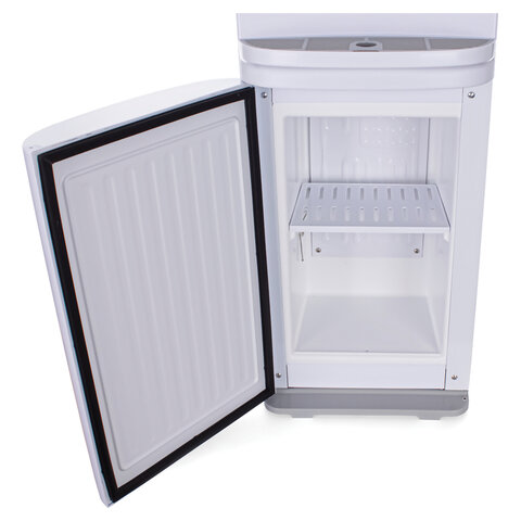 Кулер для воды AQUA WORK QRB-84B, напольный, НАГРЕВ/ОХЛАЖДЕНИЕ КОМПРЕССОР, холодильник, белый, 33354