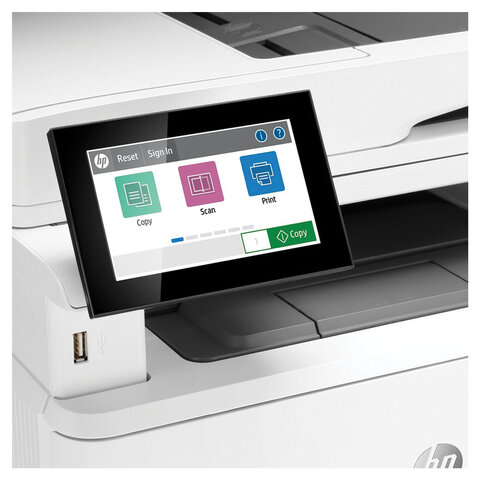 МФУ лазерное HP LaserJet Enterprise M430f "4 в 1", А4, 38 стр./мин., 100 000 стр./мес., ДУПЛЕКС, ДАПД, сетевая карта, 3PZ55A