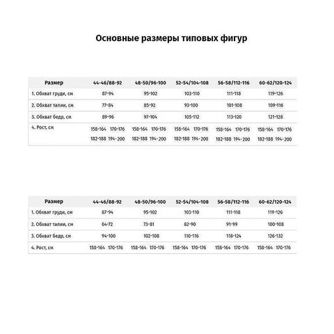 Халат рабочий женский белый, бязь, размер 44-46, рост 170-176, плотность ткани 142 г/м2, 610711