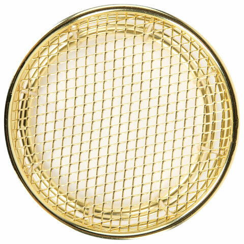 Органайзер стаканчик для косметики и мелочей MONTE VITA (МОНТЕ ВИТА), металлический, 100х90 мм, золото, 272486