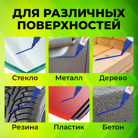Маркер-краска лаковый (paint marker) 2-4 мм, СИНИЙ, НИТРО-ОСНОВА, STAFF PROFIT, для любых поверхностей, 152581
