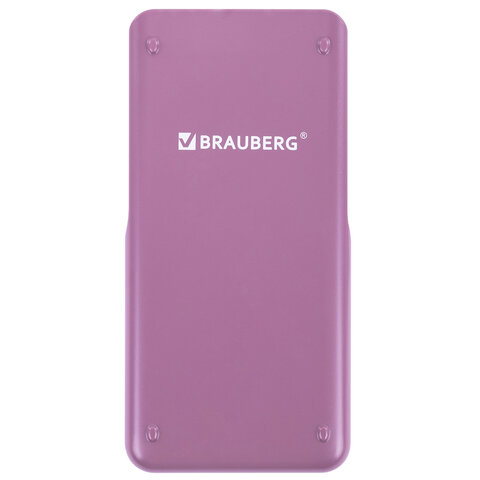 Калькулятор инженерный BRAUBERG SC-991ES-PLUS-PK (164х80 мм), 552 функции, 10+2 разряда, РОЗОВЫЙ, 272654
