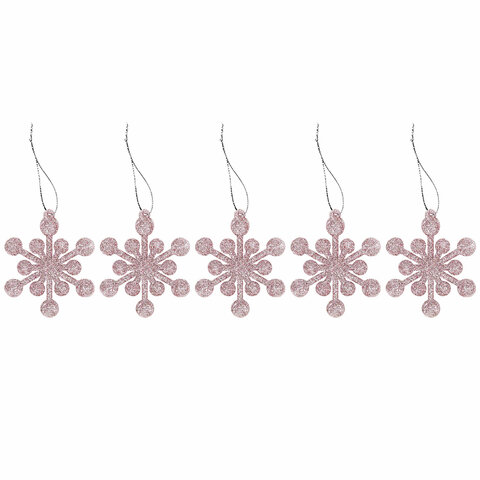 Шары новогодние ёлочные "Elegant Pink" 77 предметов, розовый/белый, ЗОЛОТАЯ СКАЗКА, 591715