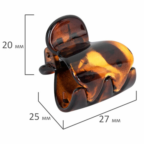 Крабы для волос НАБОР 6 шт, 2,7 см, АССОРТИ, MONTE VITA (МОНТЕ ВИТА) 457024