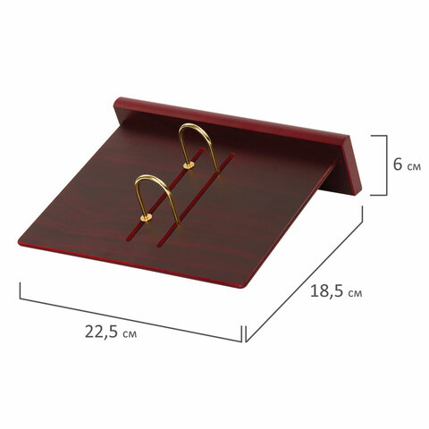 Набор подарочный настольный BESTAR "Platon" из дерева, 11 предметов, цвет "красное дерево", 236373