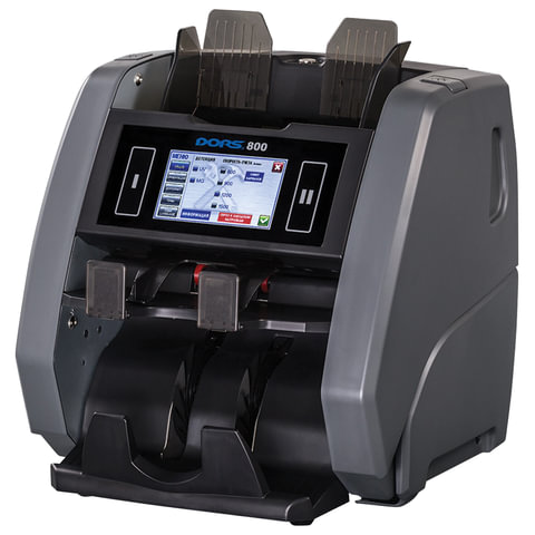 Счетчик-сортировщик банкнот DORS 800 RUB, 1500 банкнот/мин, ИК-, УФ-, магнитная детекция, FRZ-044676