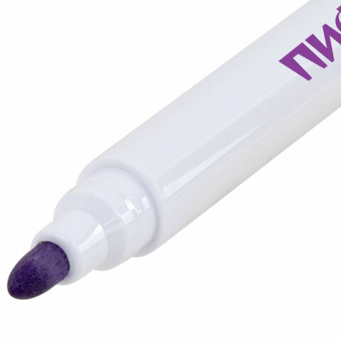 Маркеры стираемые 2 мм на магните со стирателем для белой доски и планера НАБОР 8 ЦВЕТОВ, ПИФАГОР, 152562