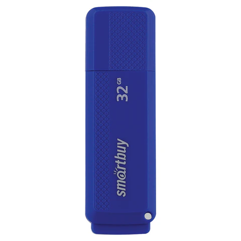 Флеш-диск 32 GB, SMARTBUY Dock, USB 2.0, синий, SB32GBDK-B