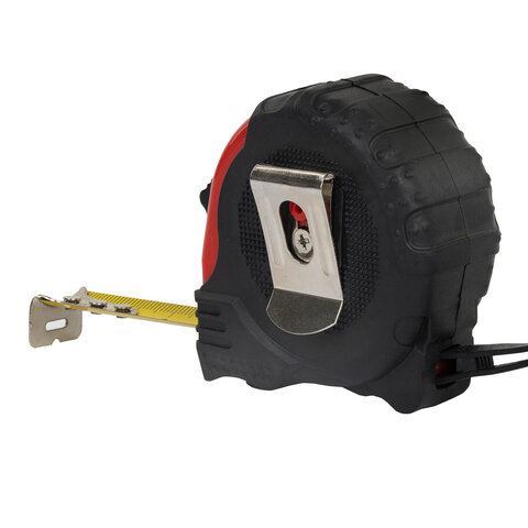 Рулетка измерительная 3 м х 16 мм, обрезиненный корпус, 3 фиксатора, RABBITEX (РАББИТЕКС) Professional, 671356