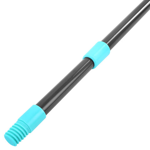 Швабра КОМПЛЕКТ флаундер 40 см + МОП синель (ТИП К) + черенок 70-120 см, ЛЮБАША БЮДЖЕТ, 700051