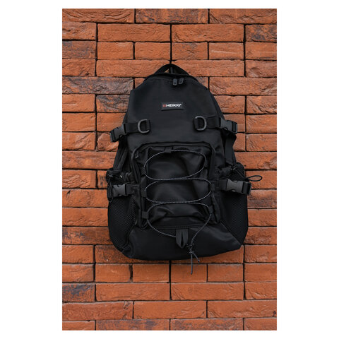 Рюкзак HEIKKI CHALLENGE (ХЕЙКИ) универсальный, карман для ноутбука, "Flex", черный, 45х32х17 см, 272579