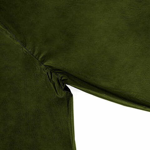 Дождевик-плащ хаки на кнопках виниловый сверхпрочный, размер 50-56, рост 170-185, ГРАНДМАСТЕР, 610937