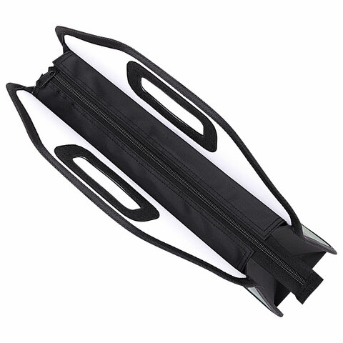 Папка-сумка ЮНЛАНДИЯ, 1 отделение, фетровые ручки, 34х30х11 см, "Fire ball", 273381