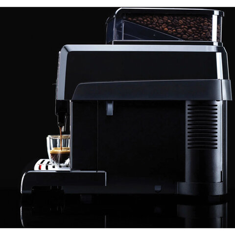 Кофемашина SAECO AULIKA EVO FOCUS, 1400 Вт, объем 2,5 л, для зерен 500 г, автокапучинатор, черная, 10000040