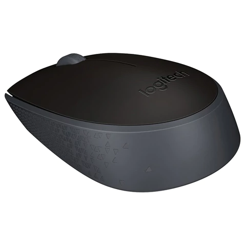 Мышь беспроводная LOGITECH M171, 2 кнопки + 1 колесо-кнопка, оптическая, черная