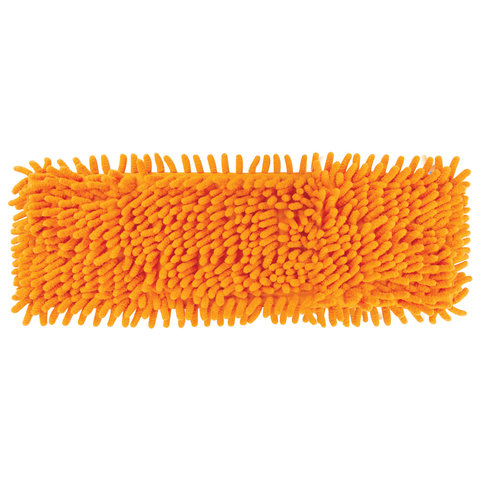 Насадка МОП плоская для швабры/держателя 40 см, карманы (ТИП К), микрофибра букли/синель, ворс 2 см, LAIMA, 605032