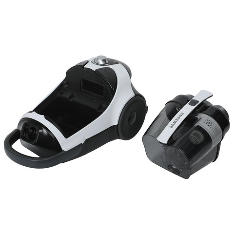 Пылесос SAMSUNG VCC8835V37/XEV, с контейнером "циклон", 2200 Вт, мощность всасывания 430 Вт, белый