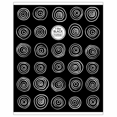 Тетрадь А5 48 л. HATBER скоба, клетка, ламинация, "I Like Black" (микс в спайке), 063153, 48Т5лВ1