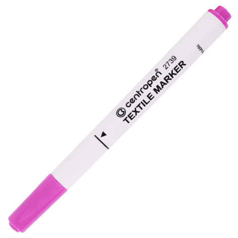 Маркеры для ткани 10 ЦВЕТОВ CENTROPEN "Textile Marker", круглый наконечник, 1,8 мм, 2739/10, 5 2739 1001