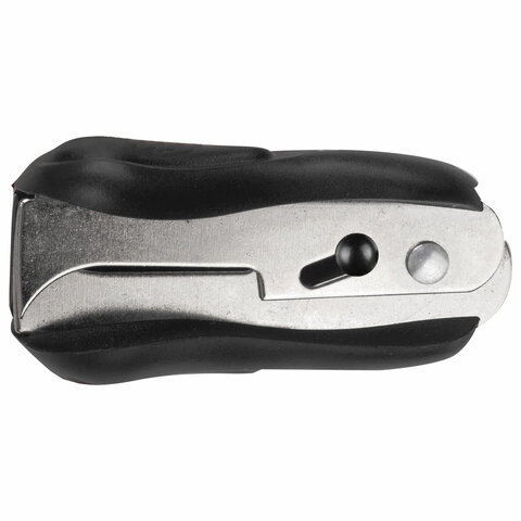 Антистеплер для скоб № 10 и № 24/6, BRAUBERG "ST-100", с фиксатором, черный, 228578
