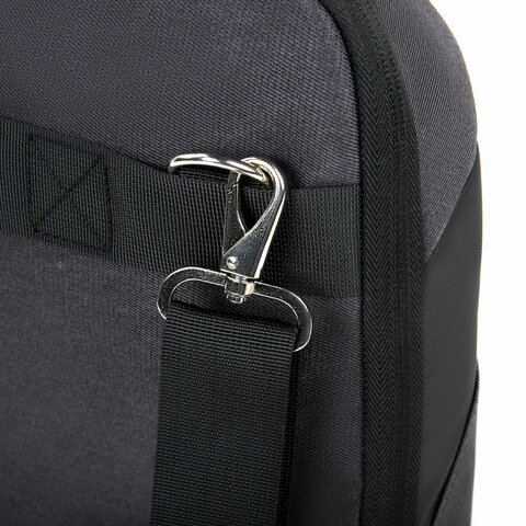Сумка портфель BRAUBERG MODERN с отделением для ноутбука 15-16", откидная крышка, серая, 29х42х11 см, 270828