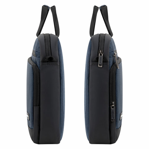 Сумка портфель HEIKKI FORWARD (ХЕЙКИ) с отделением для ноутбука 15,6", темно-синяя, 29х40х9 см, 272612