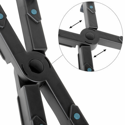 Подставка передвижная универсальная раздвижная до 25 см (для системного блока), STAFF, 513811