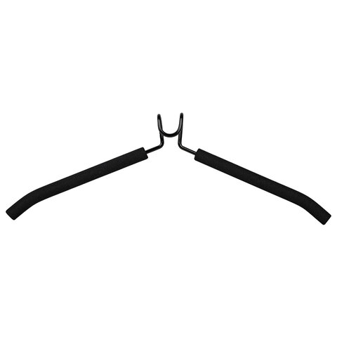 Вешалка-плечики трансформер, 5 плечиков, металл с покрытием, черные, BRABIX ULTRA, 607474