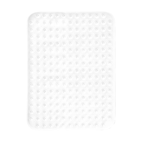 Коврик для ванны противоскользящий 70х38 см, "Полусферы", прозрачный, ПВХ, присоски, PRIMILA (ПРИМИЛА), 700382
