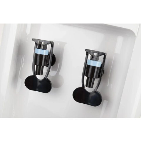 Водораздатчик-кулер БЕЗ НАГРЕВА И ОХЛАЖДЕНИЯ, AQUA WORK 0.7-LWR, напольный, шкаф, 2 крана, белый, 23211