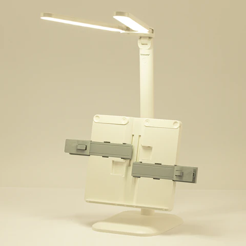 Настольная лампа / светильник беспроводная SONNEN PT-202, подставка для книг, USB, LED, 5 Вт, 3 режима, 238780