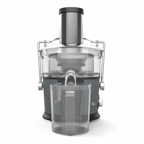 Соковыжималка BQ (БИ-КЬЮ) J1008, 1200 Вт, стакан 1,1 л, емкость жмыха 0,9 л, металл, серый, 86196937